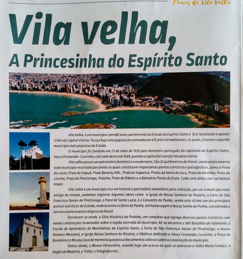 Flat Pasargada 712, Free Bikes, Pe Na Praia Vila Velha  Ngoại thất bức ảnh
